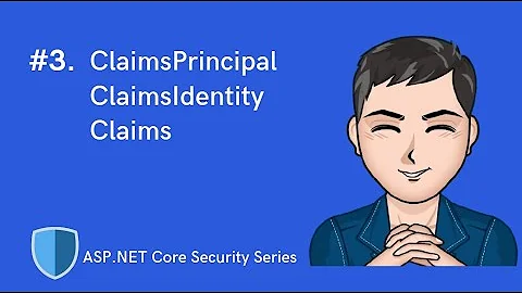 ClaimsPrincipal, ClaimsIdentity and Claim | ASP.NET CORE Identity & Security Series | Episode #3