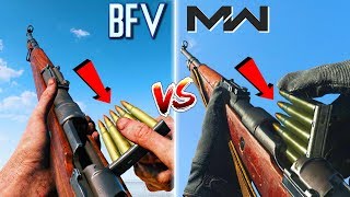 Details in Battlefield 5 vs Details in Modern Warfare (WHO WON?)