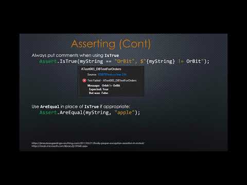 Asserting With MS Test