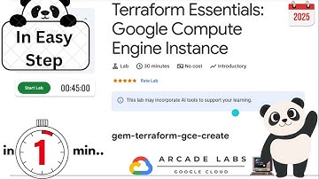 Terraform Essentials: Google Compute Engine Instance | Google Cloud Arcade 2025 | Lab | #qwiklabs