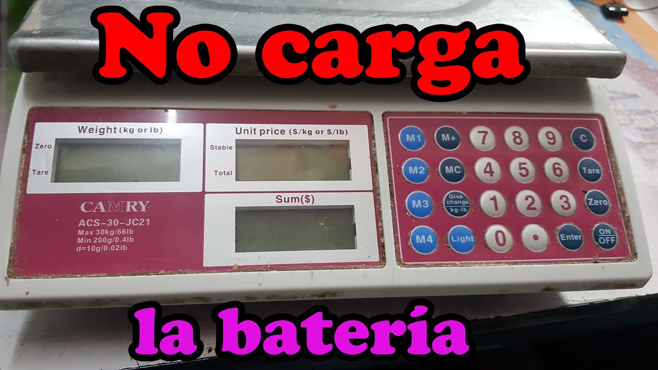 Balanza Digital de 30kg con Pantalla de Precio para Mostrador Camry