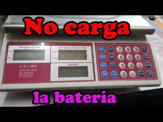 Balanza Digital de 30kg con Pantalla de Precio para Mostrador Camry