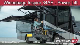 LichtsinnRV.com - Winnebago Inspire 34AE - Power Wheelchair Lift