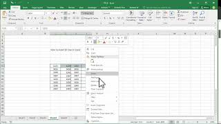 How to insert 10 rows in Excel