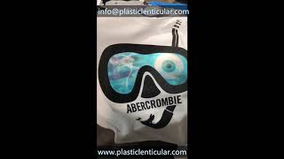 soft lenticular sheet printing patch t-shirt 3d flip tpu lenticular stickers with hot melt adhesive screenshot 1