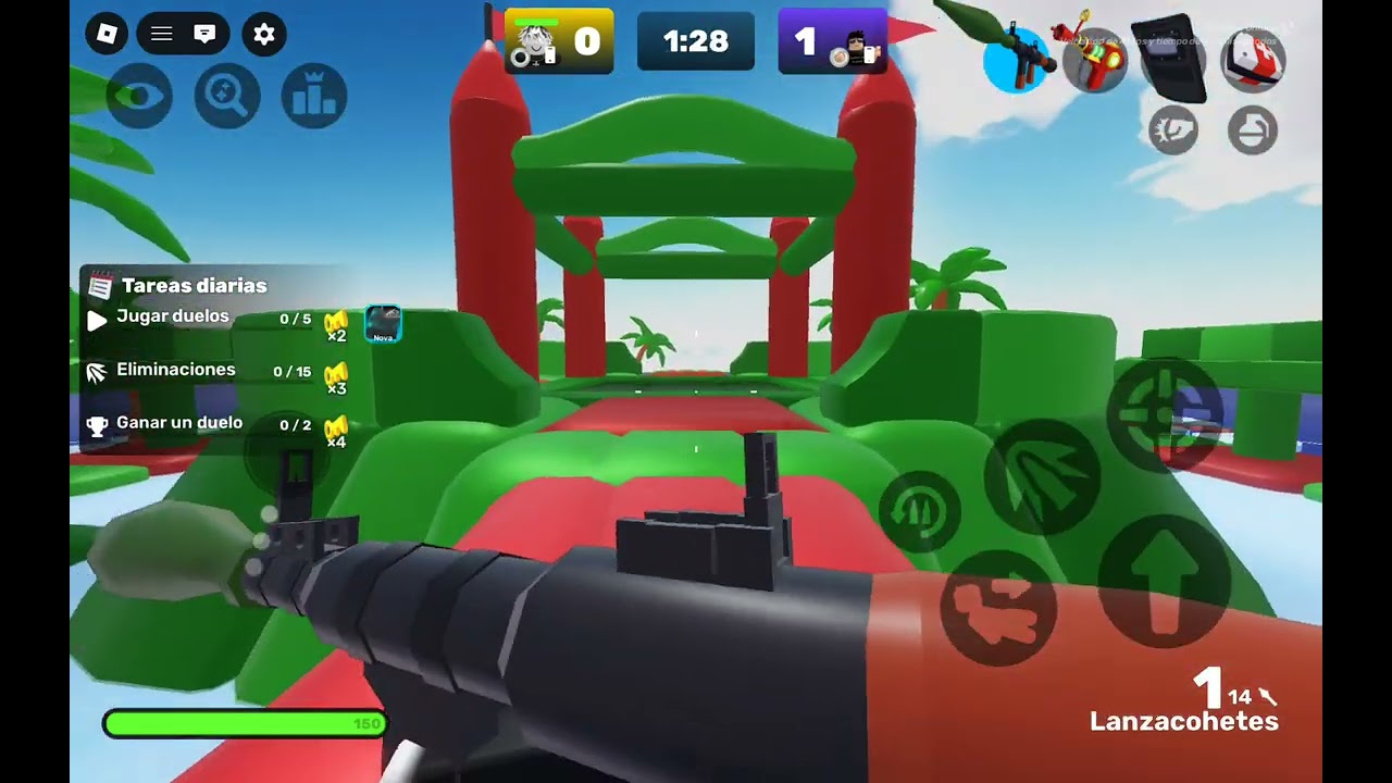 Me going against my friend 