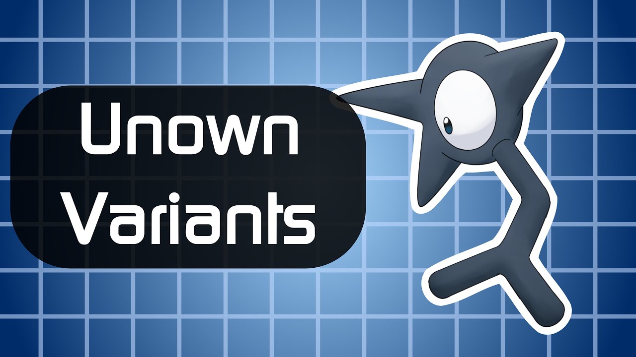 Welnown – Unown's evolution : r/fakemon