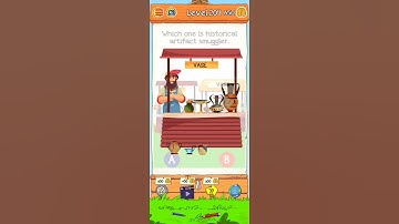 Braindom 2 Riddle: level 204 | which one is historical artifact smuggler?