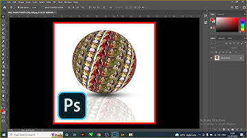 { Photoshop Tutorial } How to Create SPHERE PHOTO COLLAGE