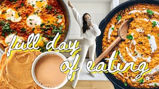 What I Eat in a Day | Getting into the Routine and Quick Meals 🍛💕