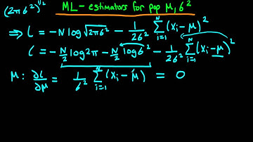 Maximum Likelihood estimators of population mean and variance - part 2