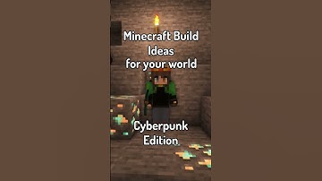 Cyberpunk themed Minecraft builds! #minecraft #minecraftshorts #minecraftbuilding #foryou