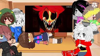 Undertale reacts to INSANE | Alastor SFM by @SamiloseSAL | GCRV