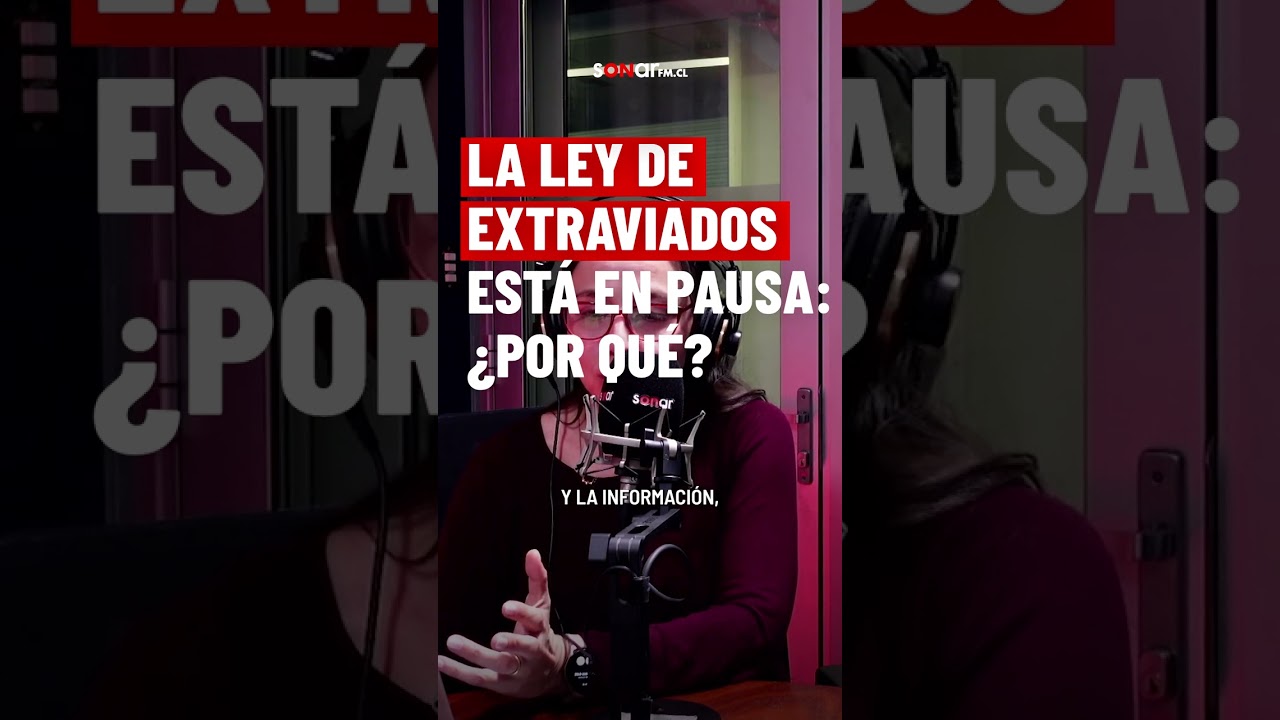 Paty Venegas sobre la implementación de la Ley de Personas Extraviadas en #SonarInformativo