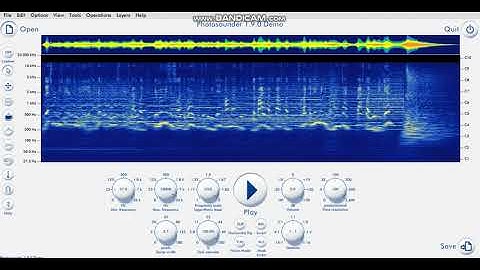 How to use upside down audio using photosounder