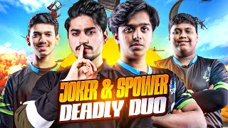 Joker & Spower Deadly Duo Gameplay🥵 ft. SouLNakul SouLJoker