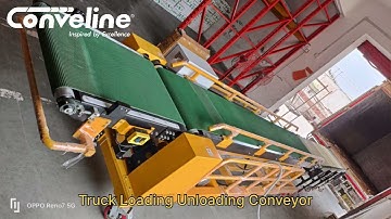 Material Loading Unloading Conveyor, Truck dispatch conveyor, Truck loading unloading conveyors