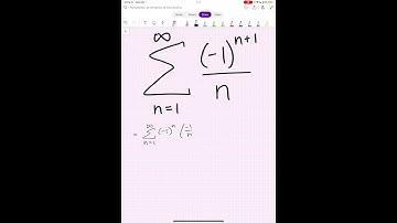 Determine if the sum from n=1 to infinity of (-1)^(n+1)/n converges or diverges #maths #calculus
