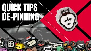 Quick tips: De-pin 3 pin auto connectors (Y210B3)