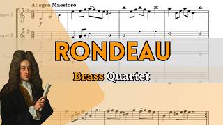 Purcell - Rondeau | Brass Quartet (Sheet Music/Full Score)