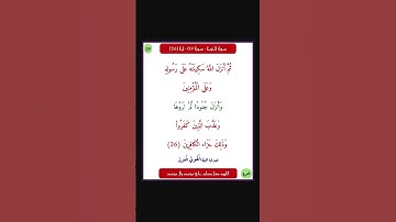 سورة التوبة - سورة 09 - اية (26)