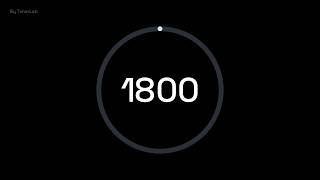 1800 Second Orbit Countdown Timer ⏱️ | 30 Minute Circular Timer for Focus & Productivity