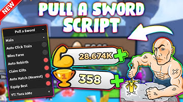 *NEW* Pull a Sword Script (PASTEBIN 2023) (GET UGC,WIN ANY BOSS, EGG HATCH, AUTOFARM)