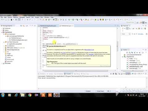 File Watcher | CSimplifyit | Java