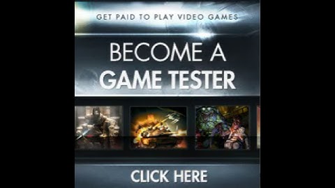 Become A Game Tester