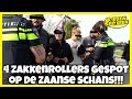BOEVENSPOTTER -4 ZAKKENROLLERS GESPOT OP DE ZAANSE SCHANS!!!#232