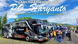 HEBOH ❗16 bus artis PO Haryanto family gathering 2021 di batu malang