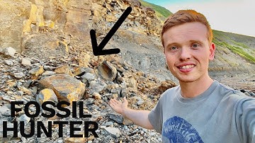 Huge LANDSLIDE Fossil Hunting! Plus Ichthyosaur Teeth and Crocodile Bones | Fossil Hunter