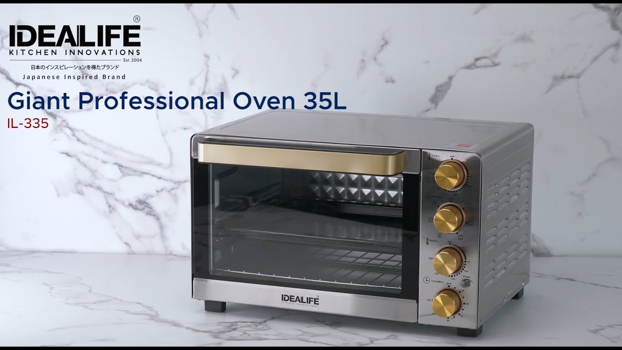 IDEALIFE Professional Oven & Air Fryer IL335 (TV Commercial) YouTube