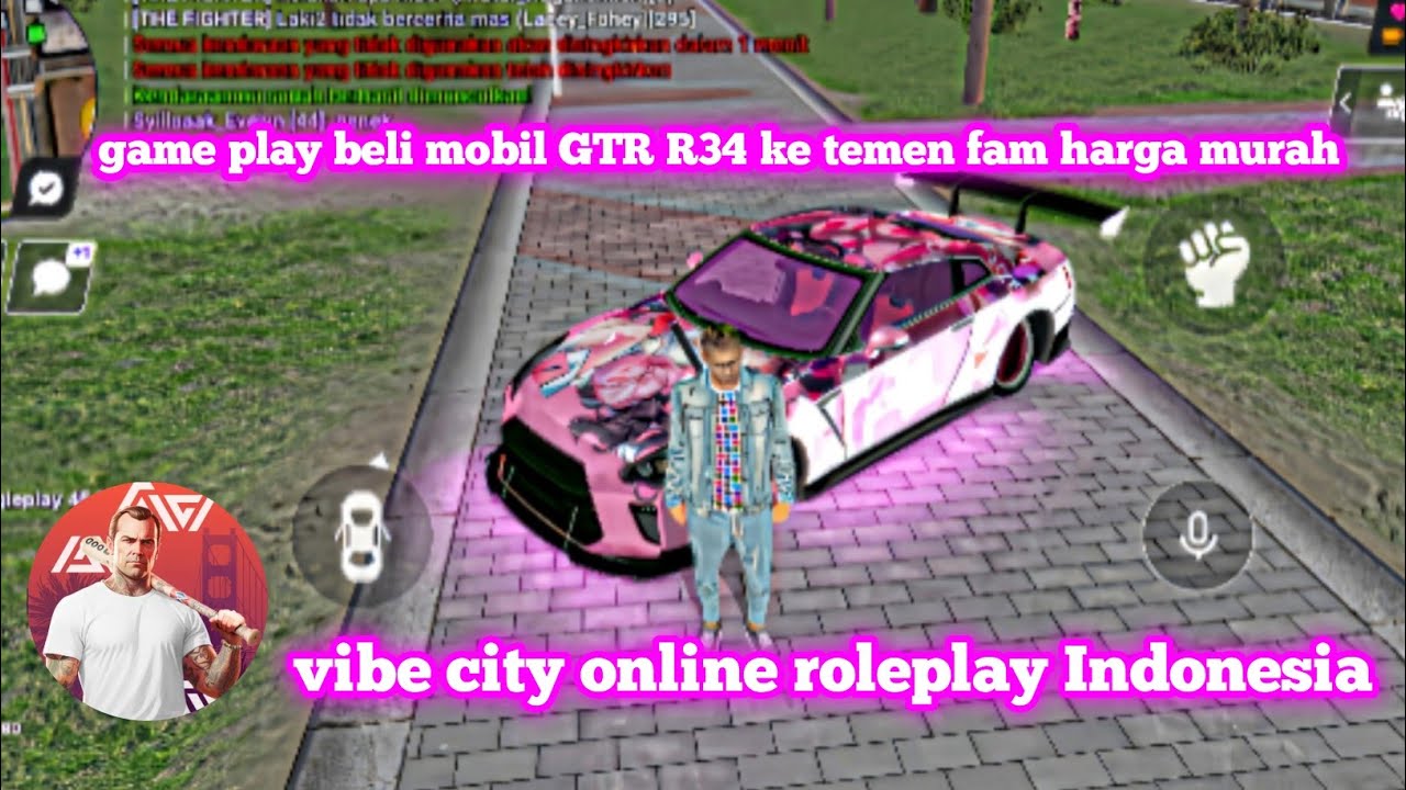 game play beli mobil GTR R34 di vibe city online roleplay Indonesia🇮🇩