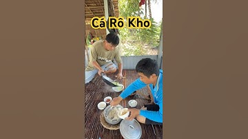 Cá Rô Kho Tiêu Thơm Ngon Vét Sạch Nồi Cơm #food #huongviquehuong #queochannel #amthuc #mientay #vlog