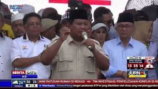 Kampanye di Bogor, Prabowo Subianto Kritik Pertumbuhan Ekonomi Indonesia