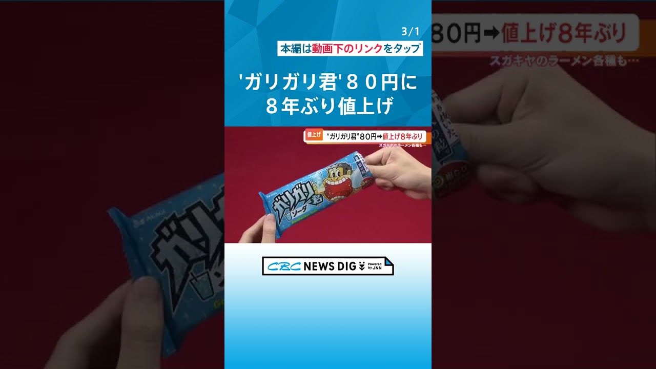 【みかみか♡様】専用・（赤+青、各360ｇ）★≪リクエスト特割特価≫ ガリガリ君｣ 税別で70円から80円に8年ぶり値上げ 赤城乳業社員たちの