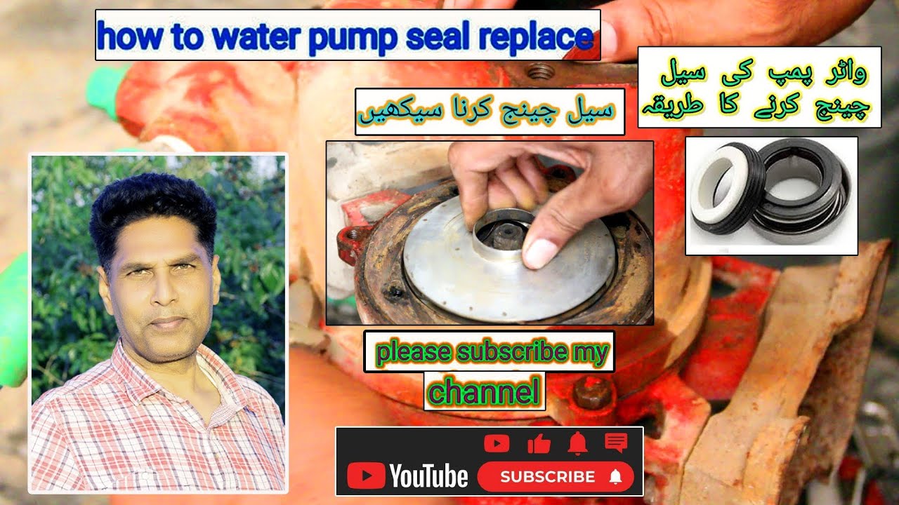 how to water pump seal | replacement | emergency (How to reinstall water seal & impeller)
