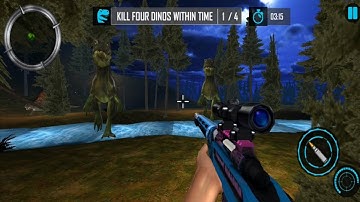 Real Dino Hunter Fps Shooter Android ios Gameplay - Dinosaur game - Dinosaur Planet Gaming #56