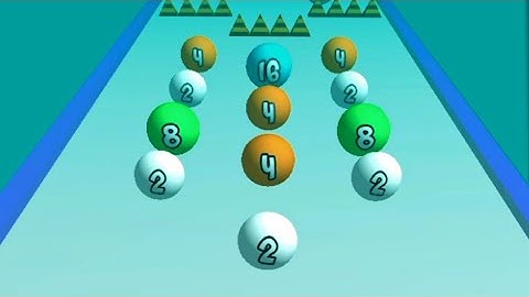 Merge 2048 Run Ball-All Levels Gameplay Android, iOS (Part 1).