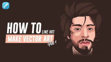 How To Make a Vector Art part 1(Line art) || Infinite Designs