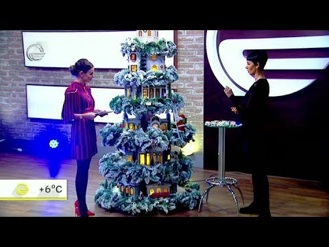 ქართველი დიზაინერის მიერ შექმნილი ორიგინალური და მოდური ნაძვის ხე