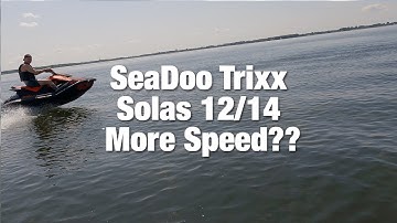 Seadoo Spark Trixx Impeller Test! Solas 12/14 Vs Stock!
