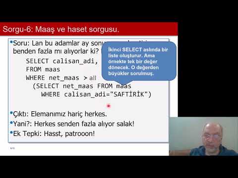 Video: Select ifadesinin amacı nedir?