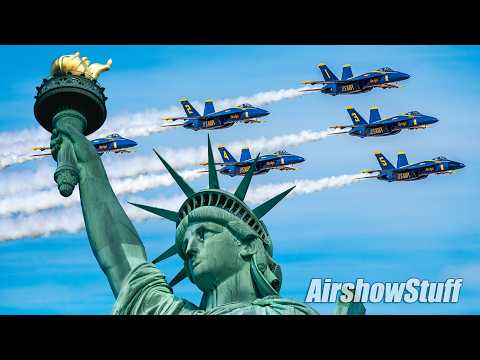 International Aircraft Parade Over NYC for America 250