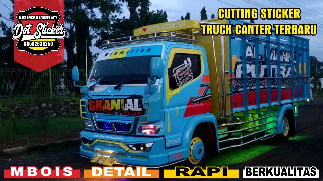 Cutting Sticker Truck Canter Terbaru Berkualitas