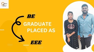PLACEMENT ROADMAP | EEE Graduate placed as TRAINEE TEST ASSOCIATE  from QSpiders Rajajinagar