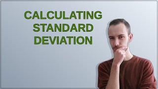Codereview: Calculating standard deviation