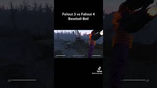 Fallout 3 Vs Fallout 4 Baseball Bat!