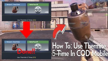 How To: Use Thermite 5 Time | In COD Mobile!